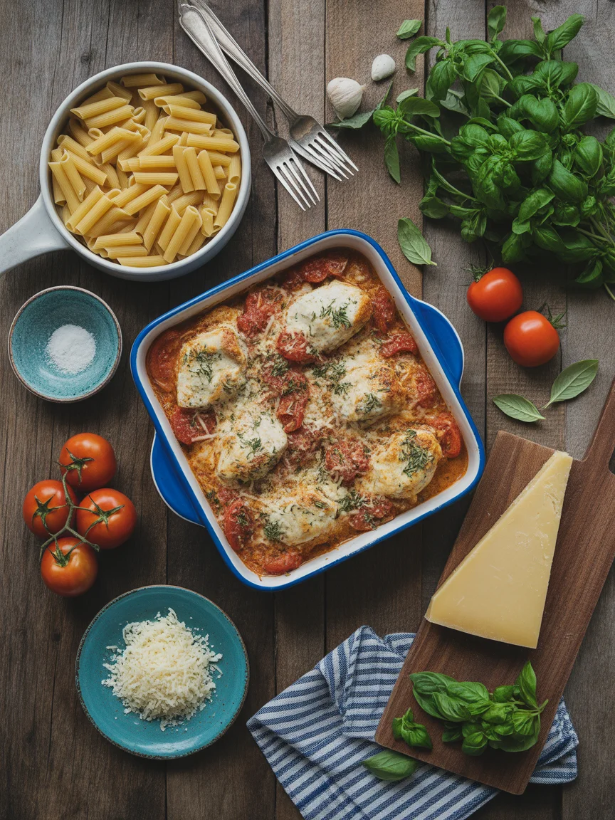 Savory Chicken Parmesan Casserole for Cozy Nights In
