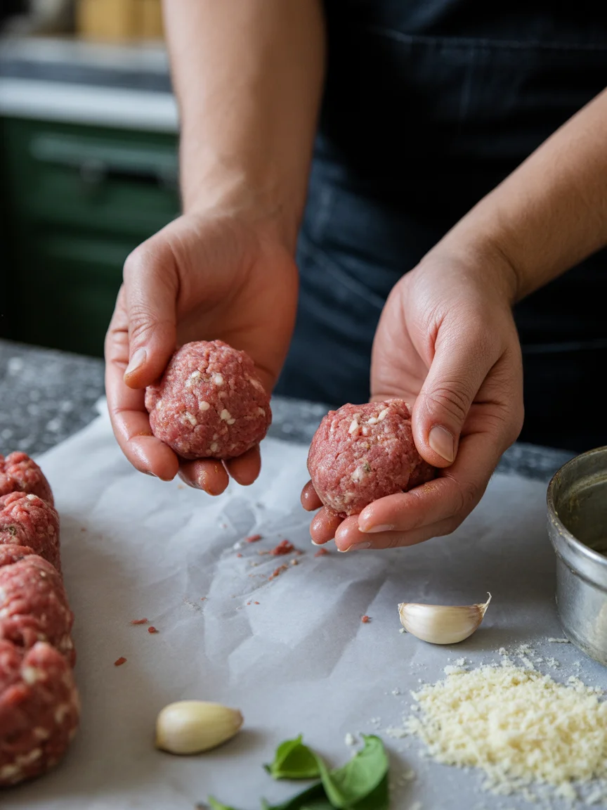 Garlic Parmesan Cheeseburger Bombs