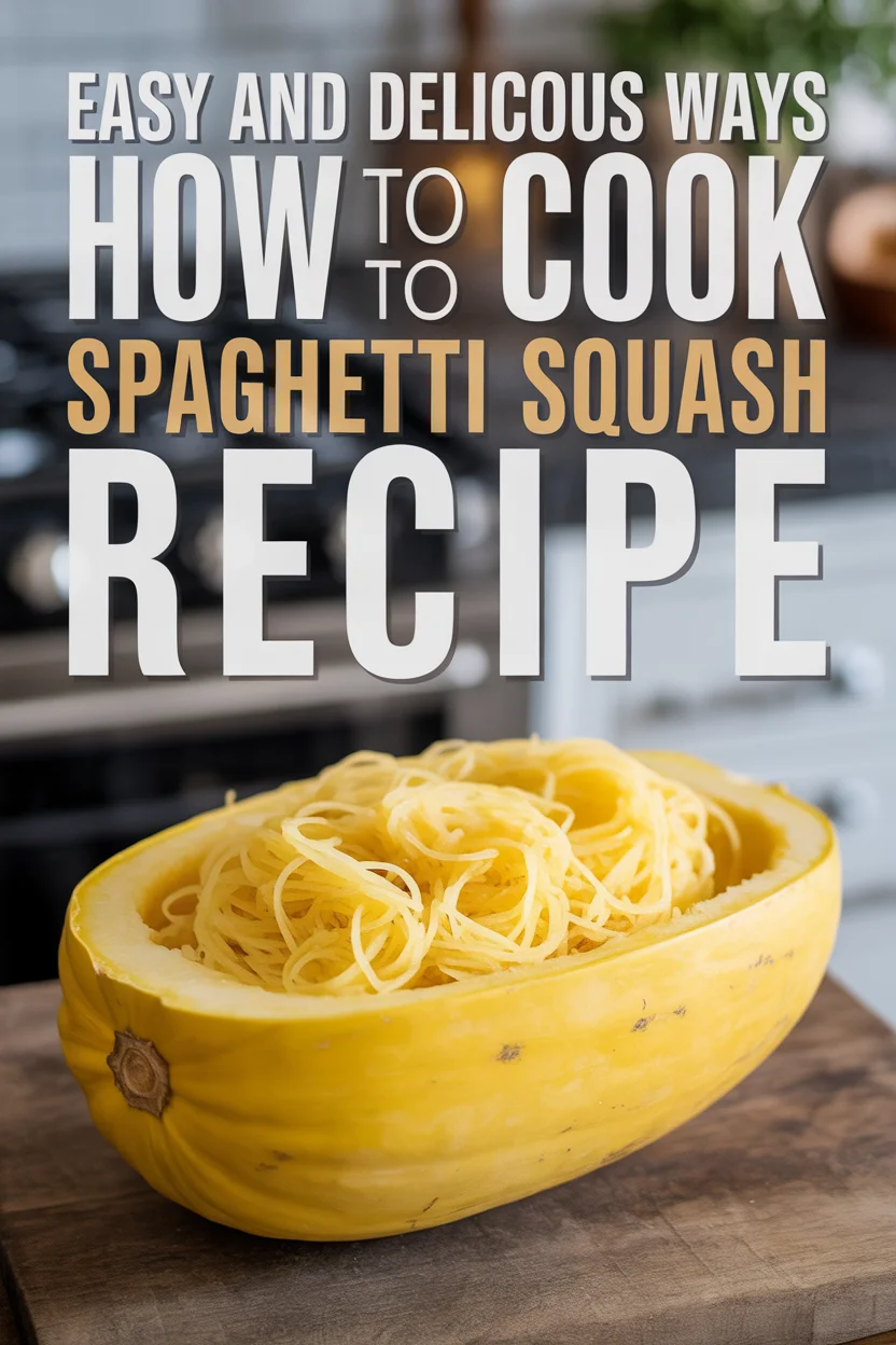 Easy and Delicious Ways on How to Cook Spaghetti Squash Recipe