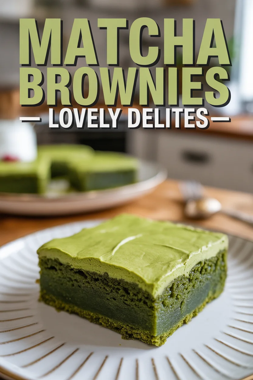 Matcha Brownies
