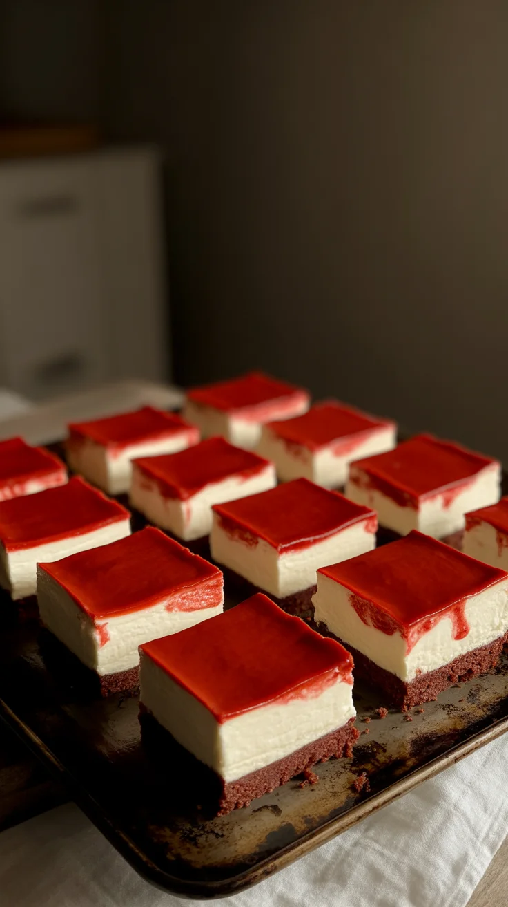 Red velvet Cream Cheese Brownies
