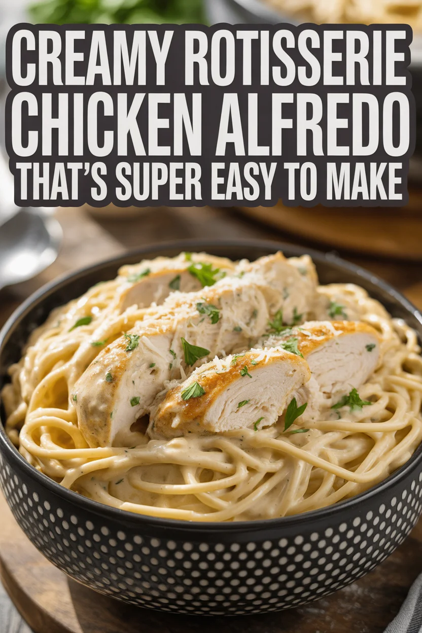 Rotisserie Chicken Alfredo