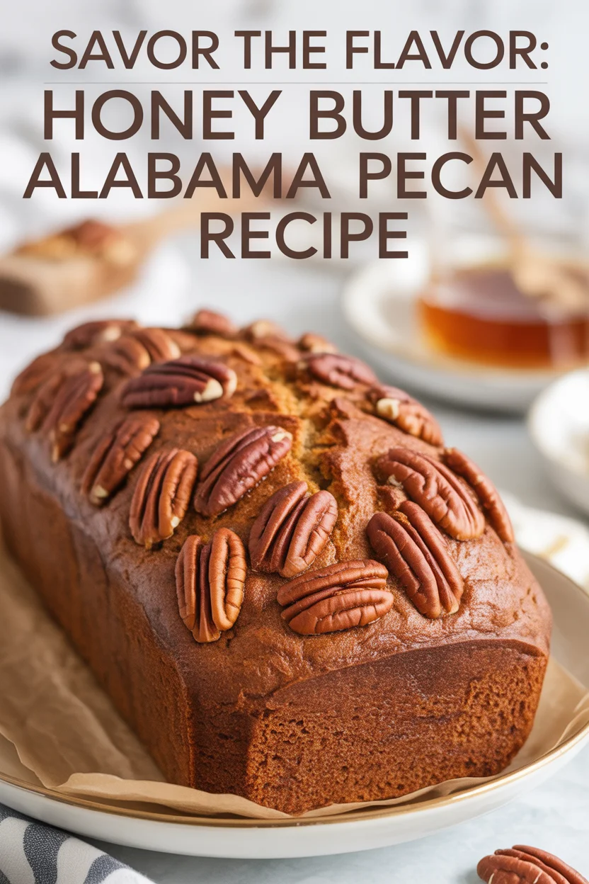Honey Butter Alabama Pecan Bread