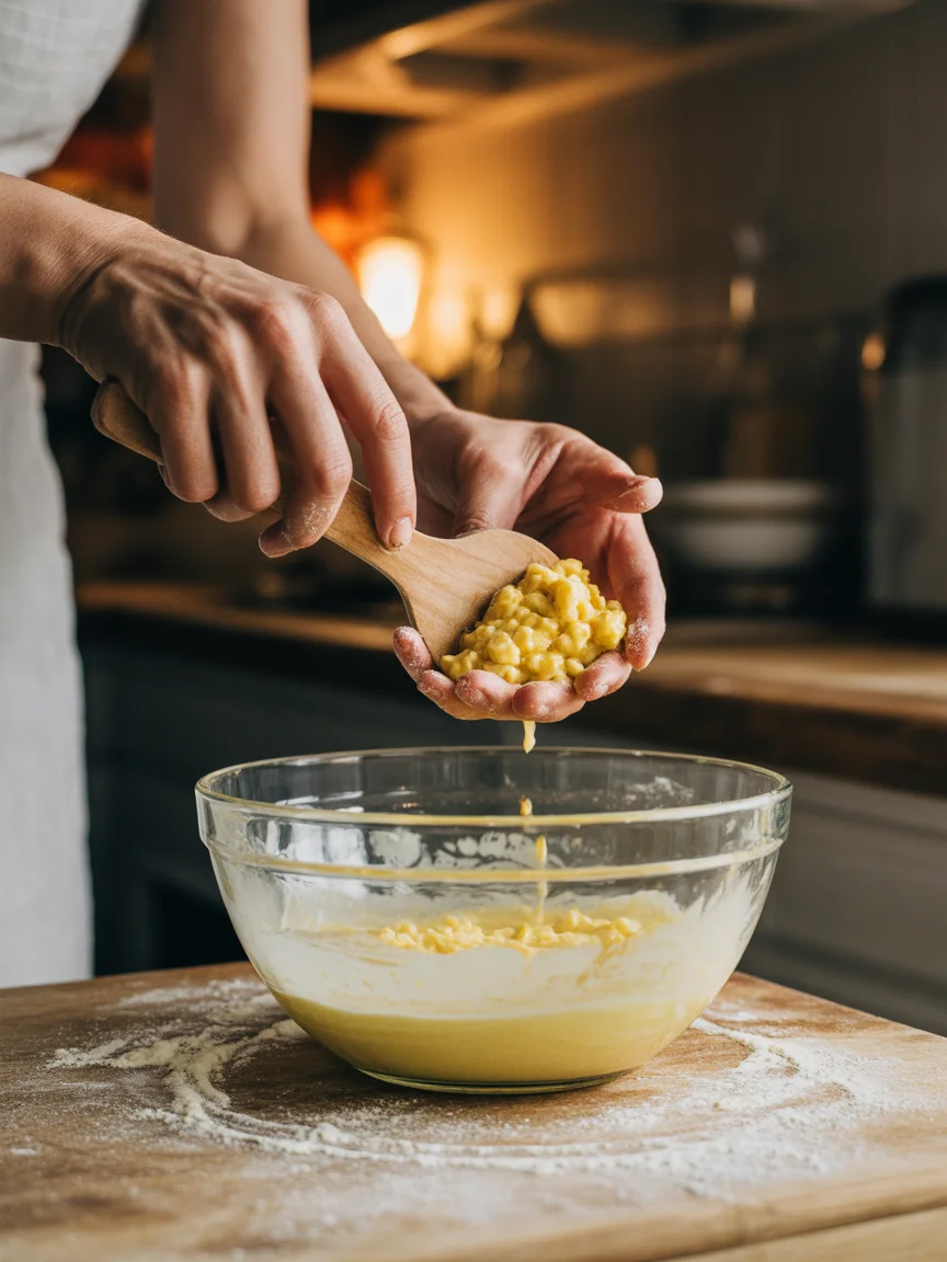 Buttery Skillet Cornbread with Honey