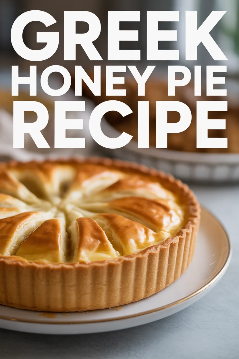 Greek Honey Pie Recipe