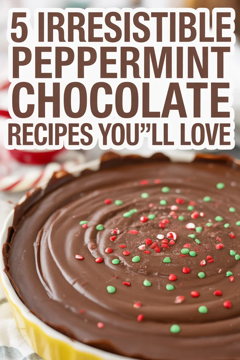 Peppermint Chocolate Fudge!