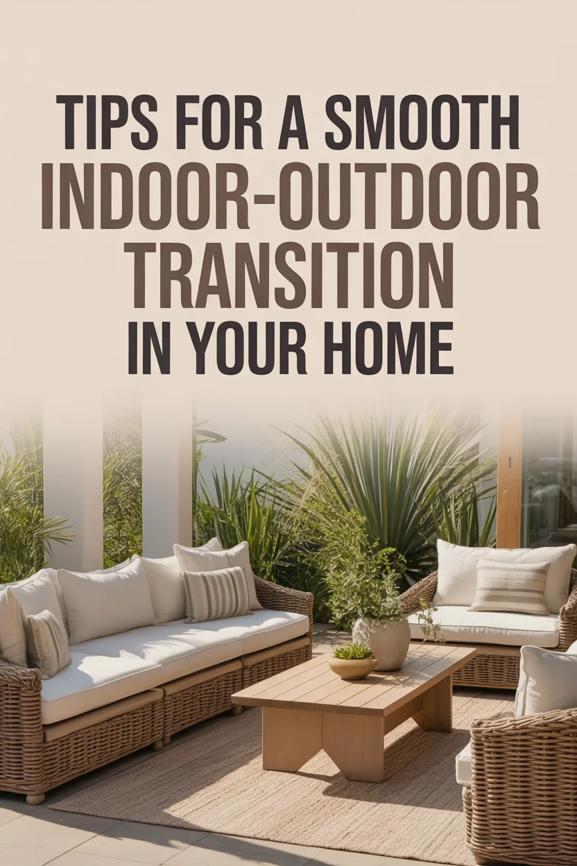 Tips for a Smooth Indoor-Outdoor Transition in Your Home