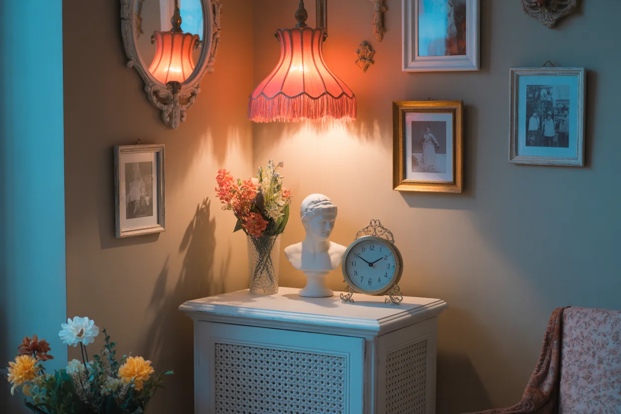 Blending vintage and modern lighting