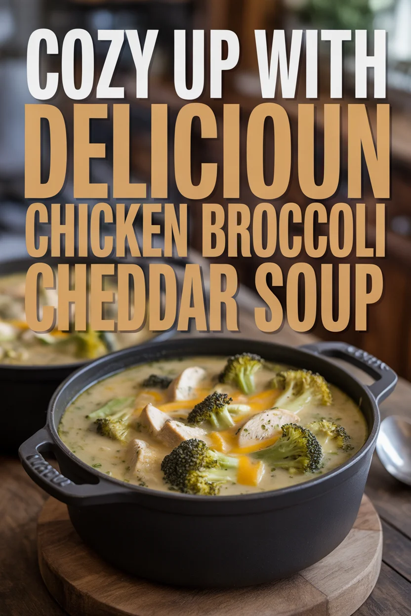 Cozy Up with Delicious Chicken Broccoli Cheddar Soup