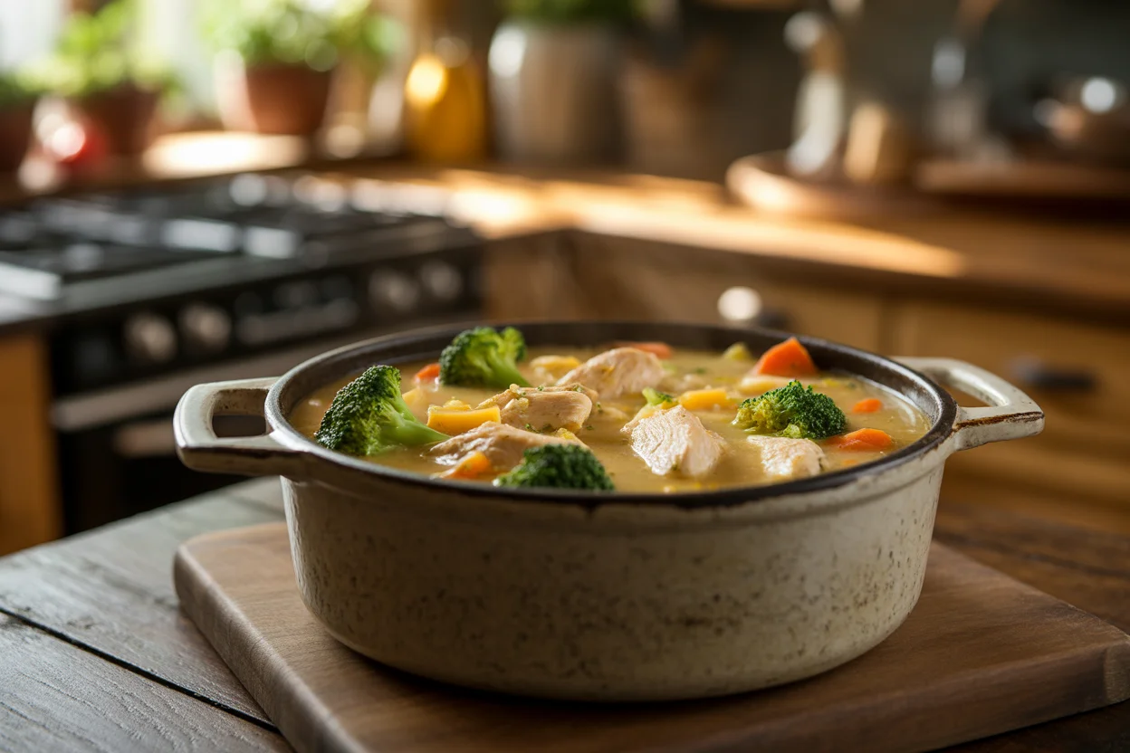 Chicken Broccoli Cheddar Soup