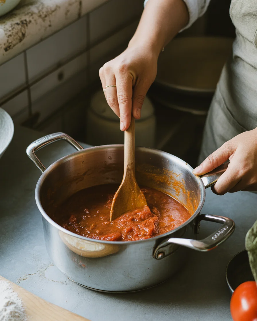homemade spaghetti sauce fresh tomatoes