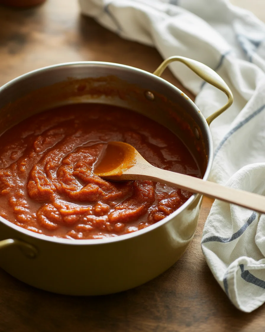 tomato sauce from fresh tomatoes