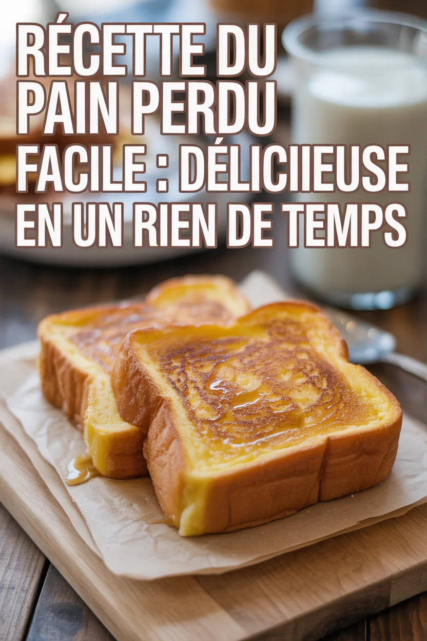 recette du pain perdu facile