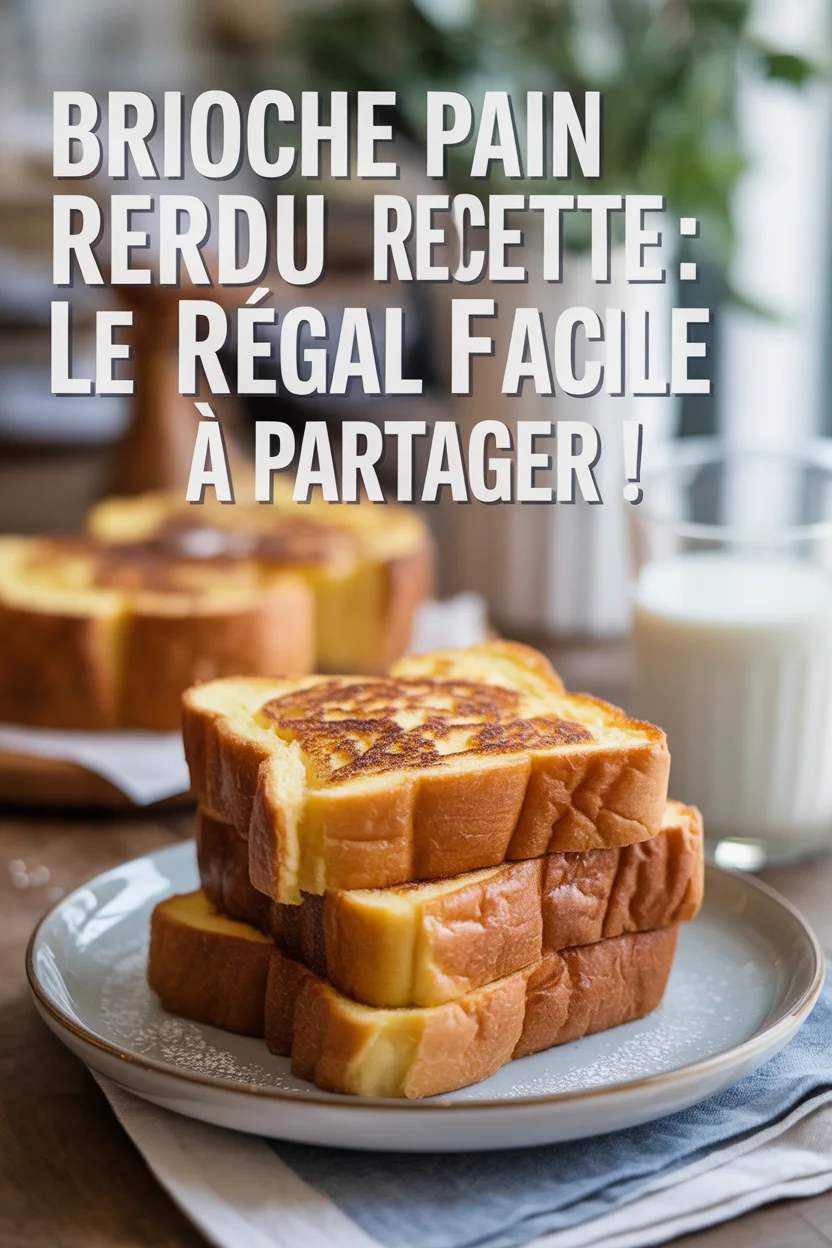 brioche pain perdu recette