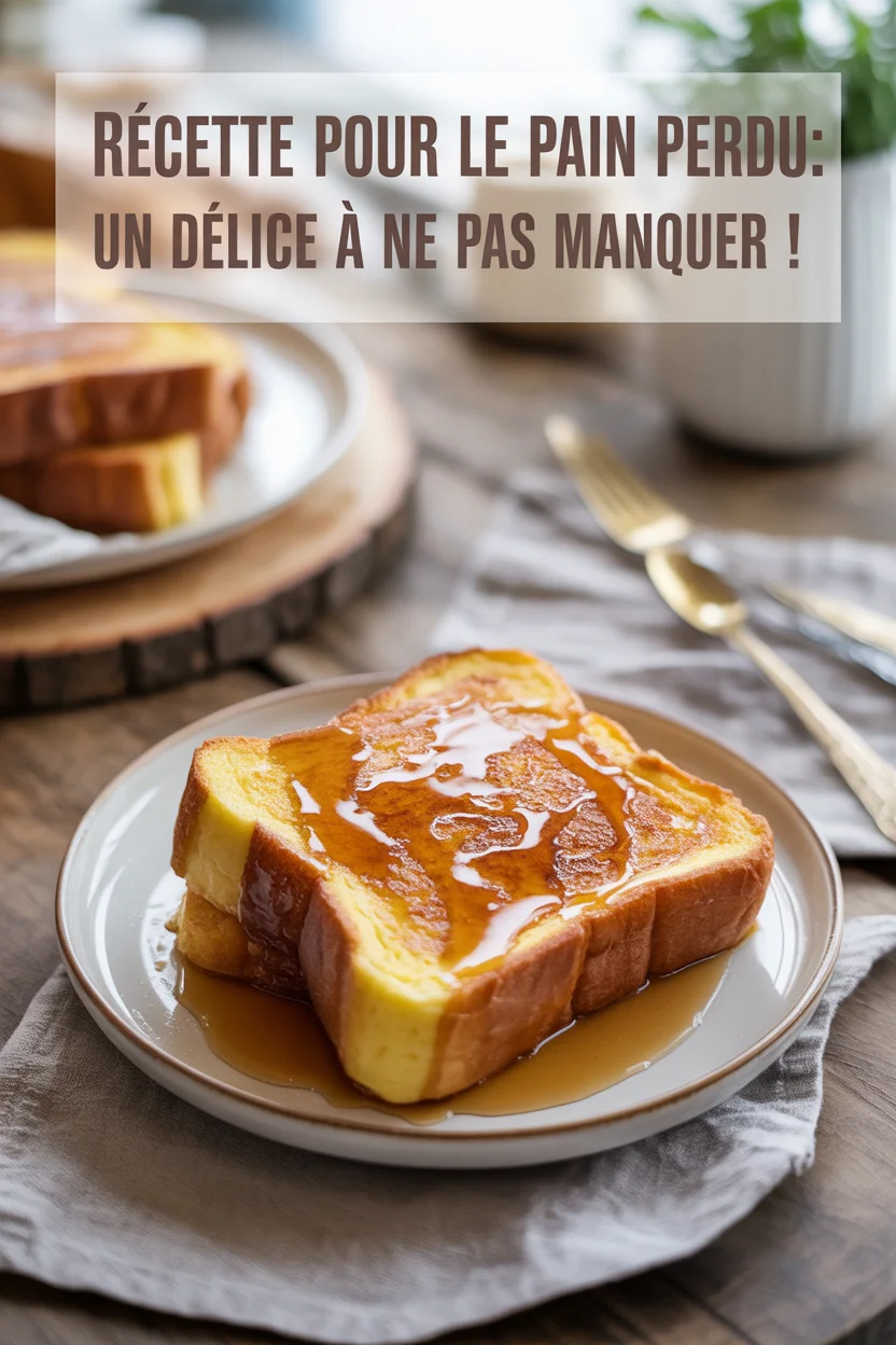 Recette pour le pain perdu : un délice à ne pas manquer !