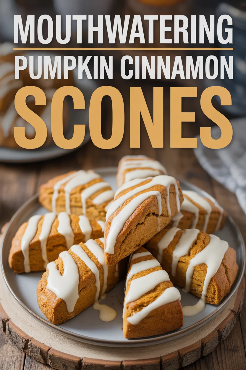 Mouthwatering Pumpkin Cinnamon Scones