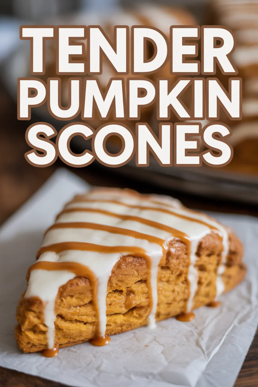 Tender Pumpkin Scones