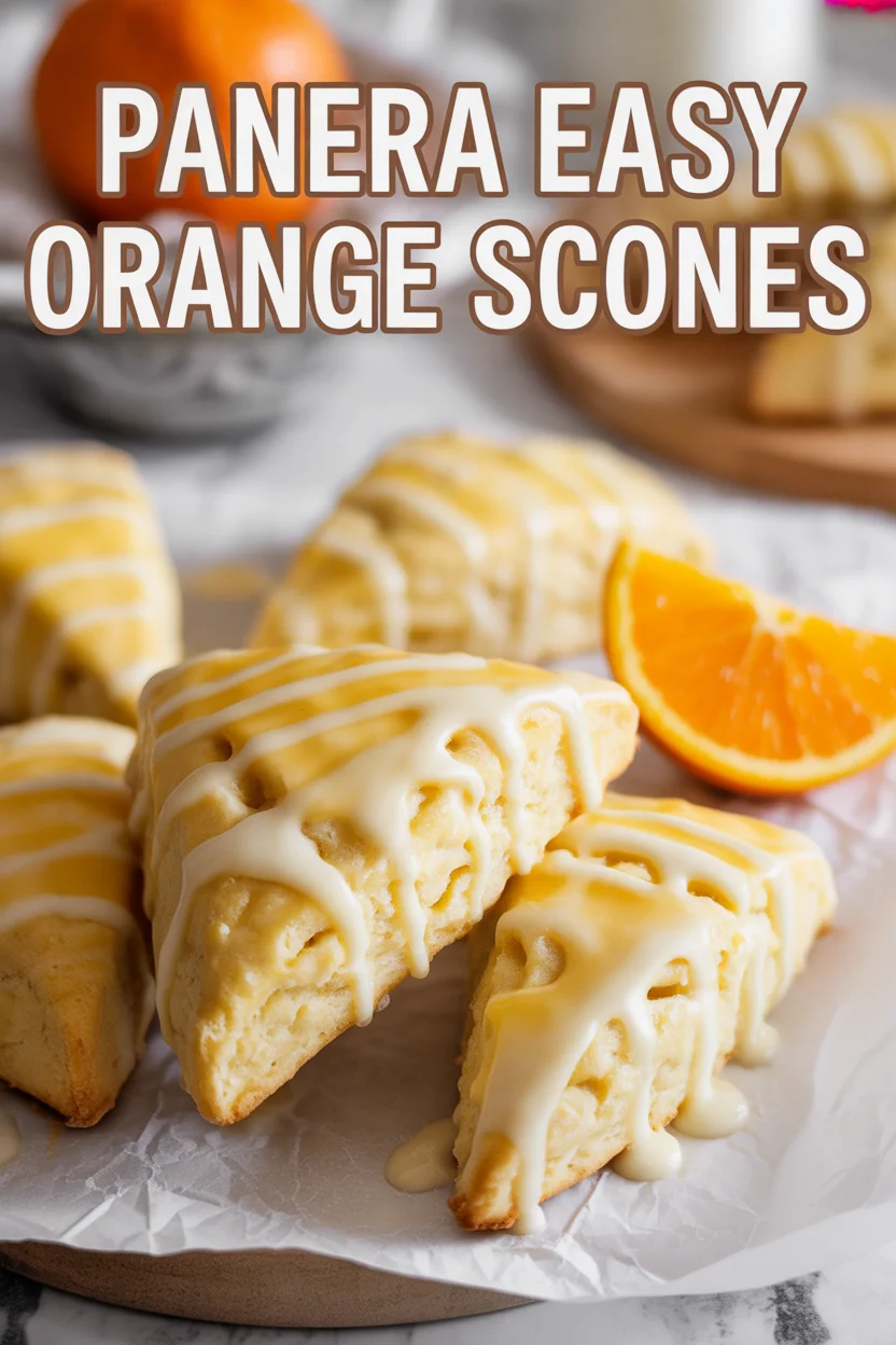 Panera Easy Orange Scones