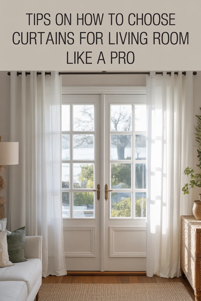 Tips on How to Choose Curtains for Living Room Like a Pro