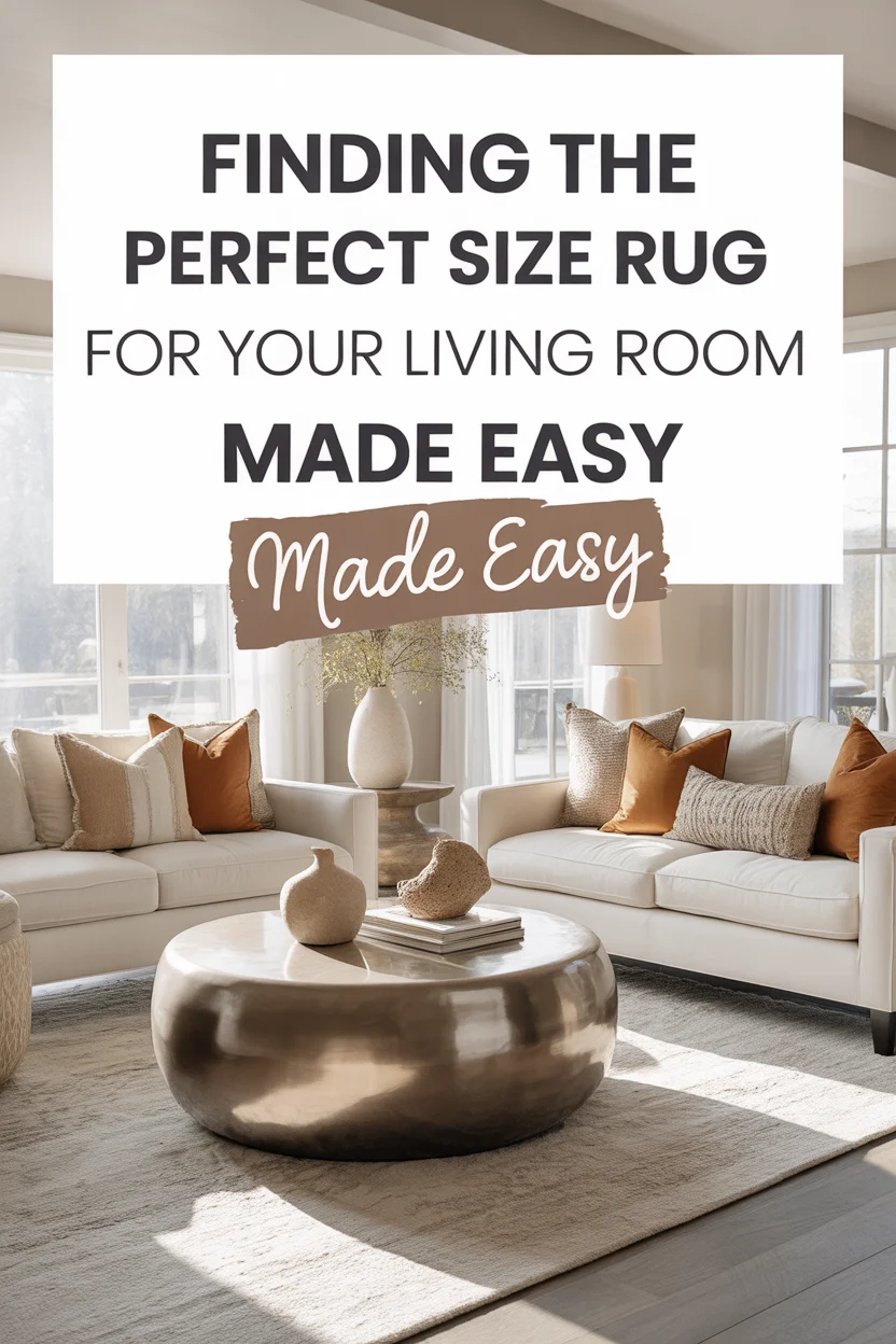 Finding the Perfect Size Rug for Your Living Room Made Easy