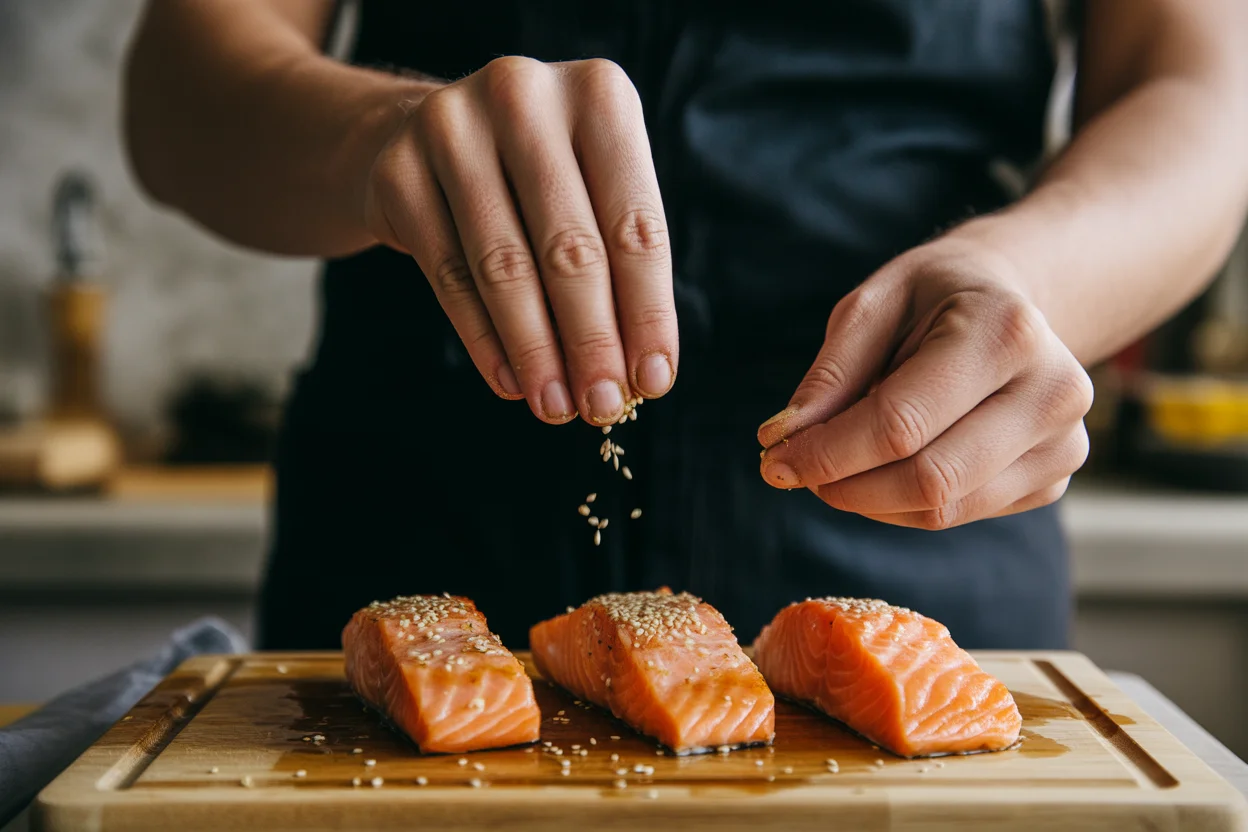 salmon bites