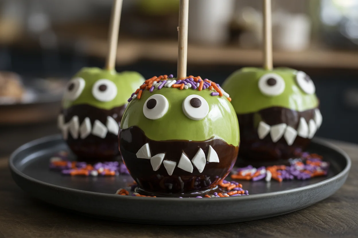 caramel apple halloween candy