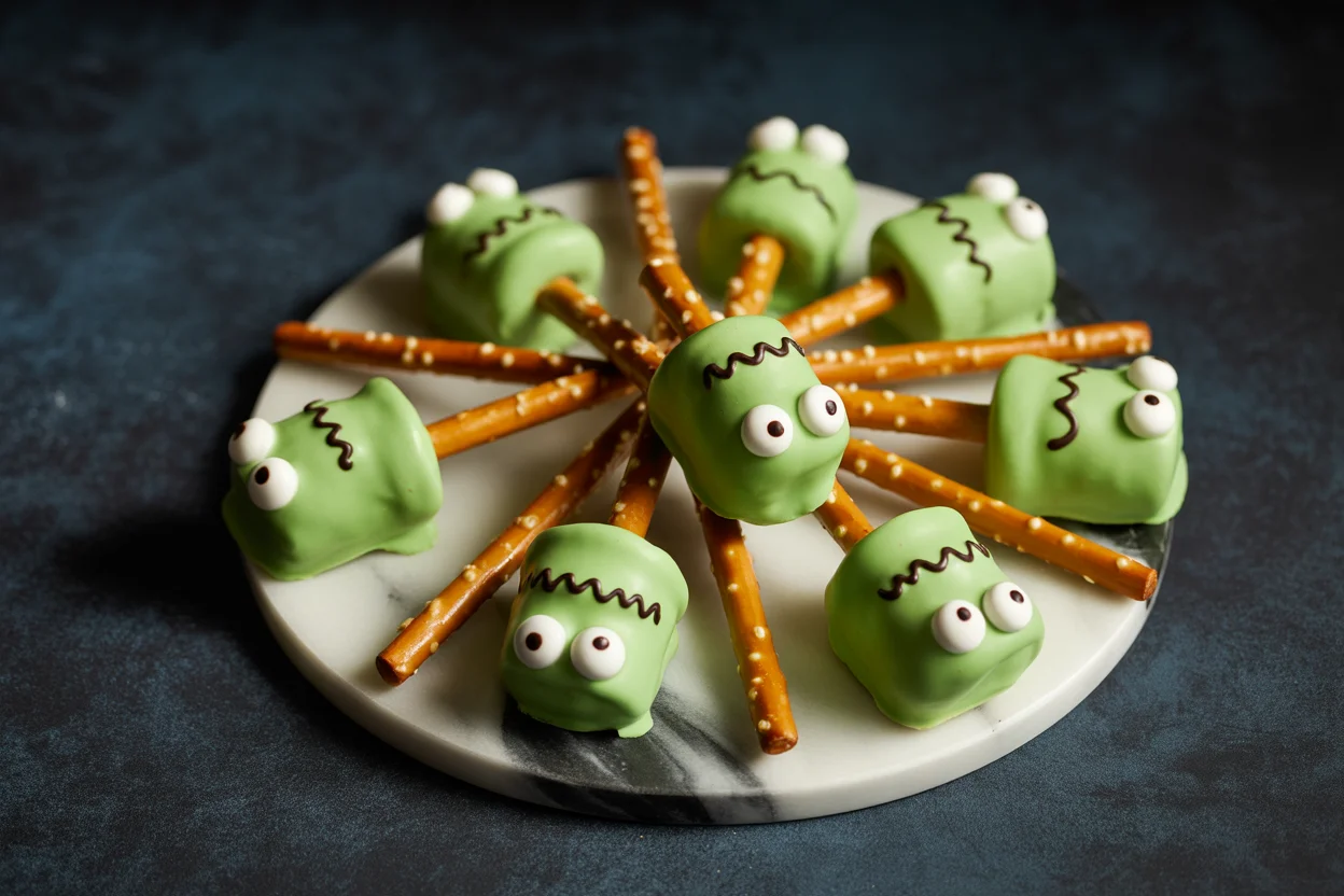 pretzel rod halloween candy