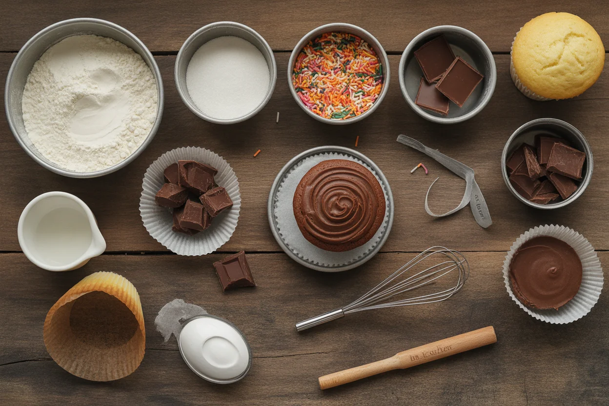 halloween candy cupcakes