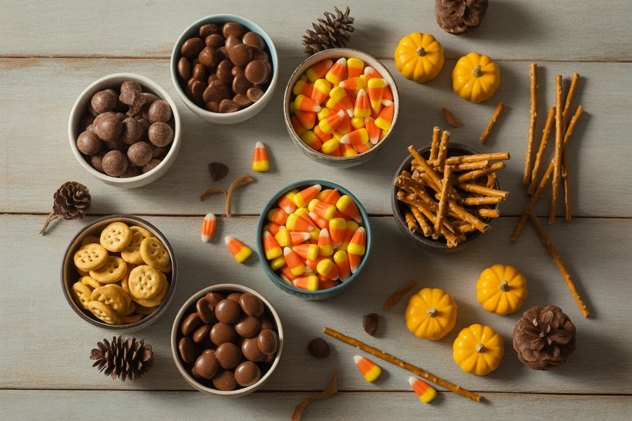 halloween candy trail mix