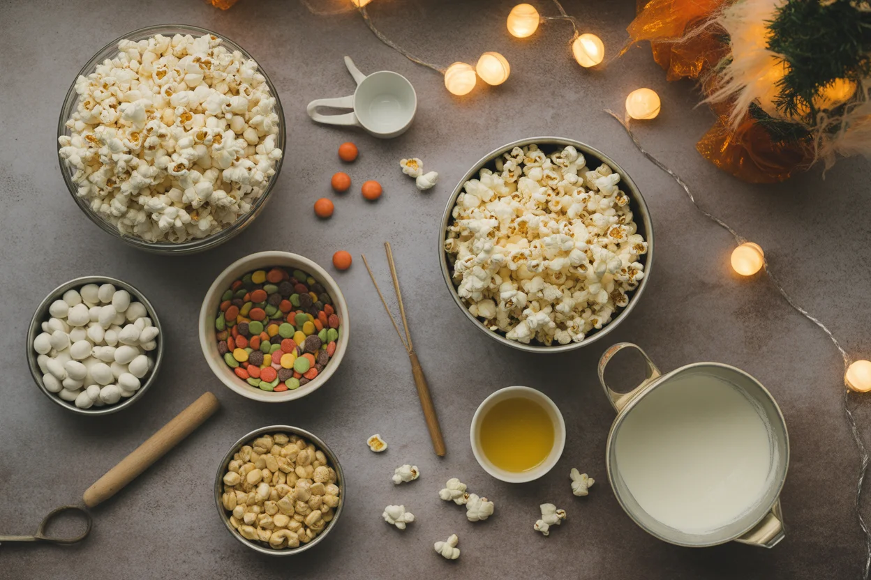 popcorn ball halloween candy