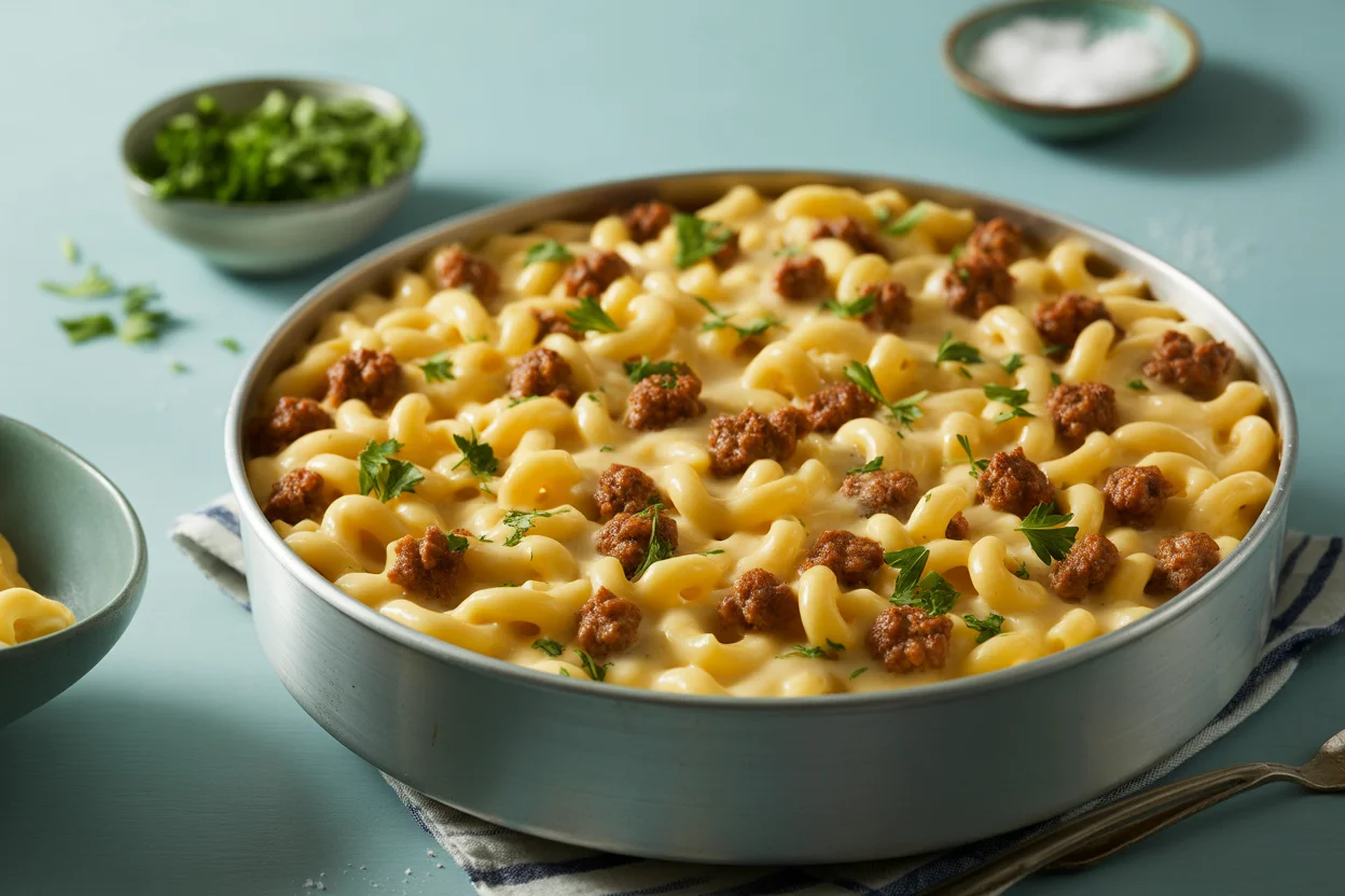beef and macaroni