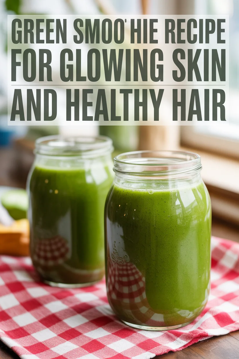 Green Smoothie Recipe for Glowing Skin and Healthy Hair
