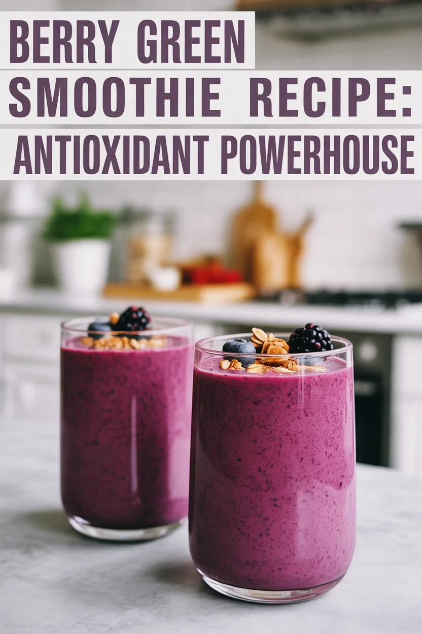 Berry Green Smoothie Recipe