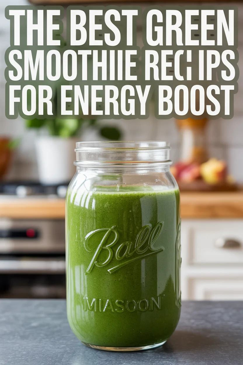 Green Smoothie Recips for Energy Boost