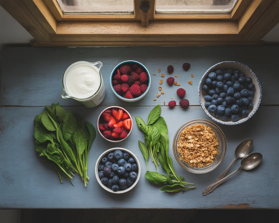 Berry Green Smoothie Recipe