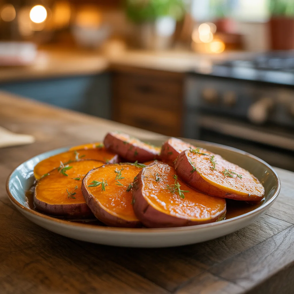 Candied sweet potatoes