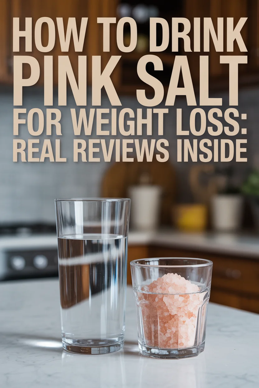 how to drink pink salt for weight loss reviews