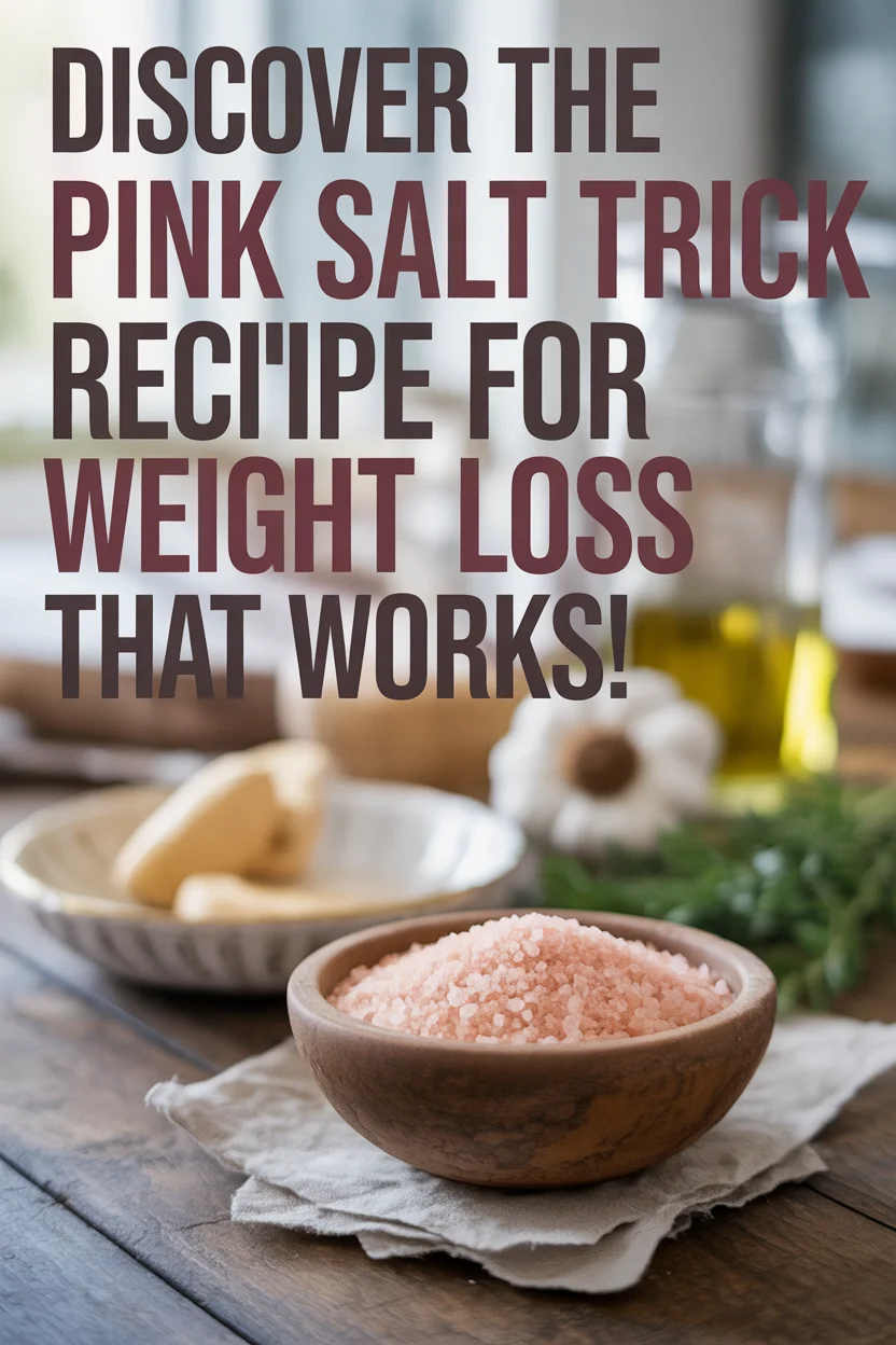 what is the pink salt trick recipe for weight loss