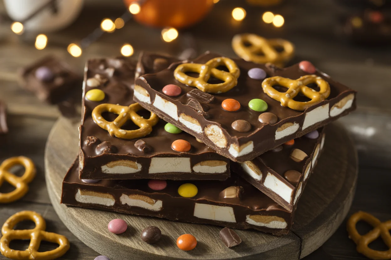 halloween dessert bark