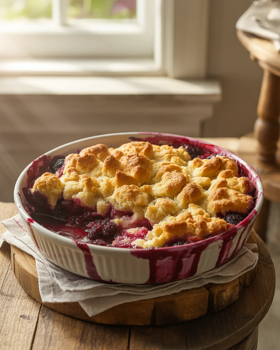 berry cobbler