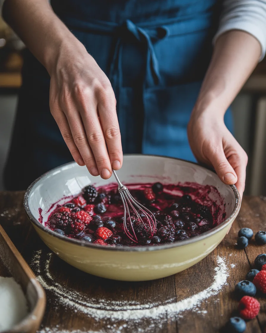 berry cobbler