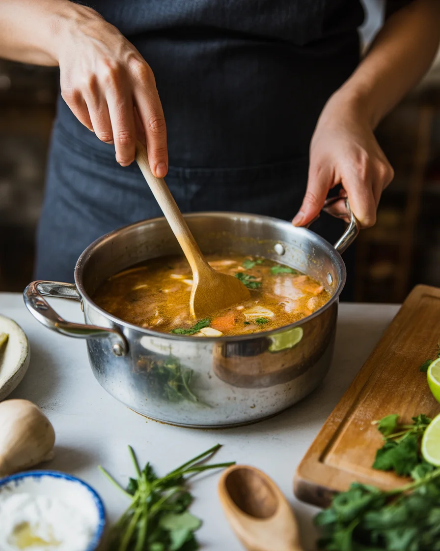 Mexican chicken soup