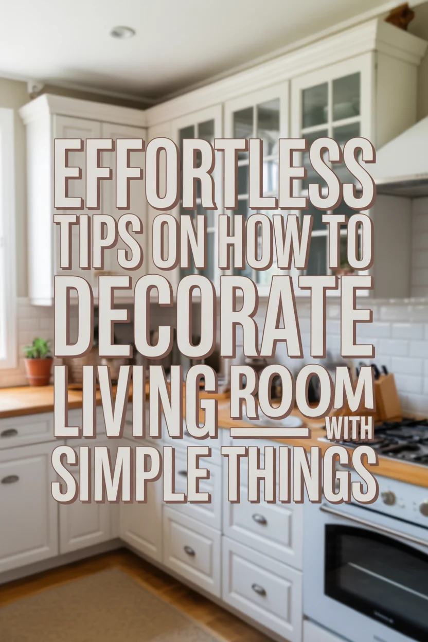 Effortless Tips on How to Decorate Living Room with Simple Things