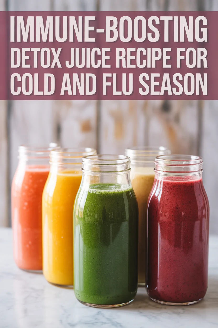 Immune-Boosting Detox Juice Recipe for Cold and Flu Season