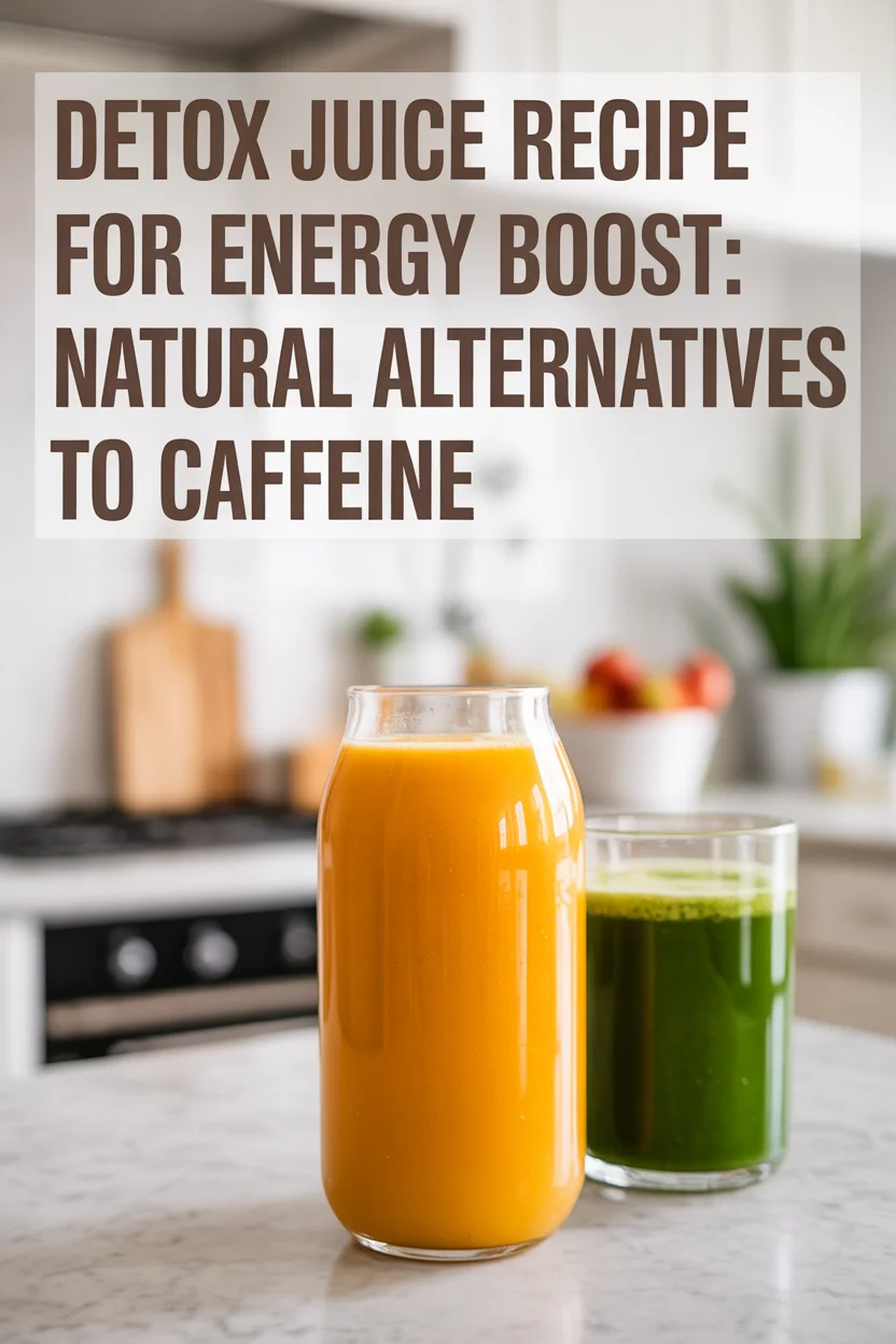 Detox Juice Recipe for Energy Boost
