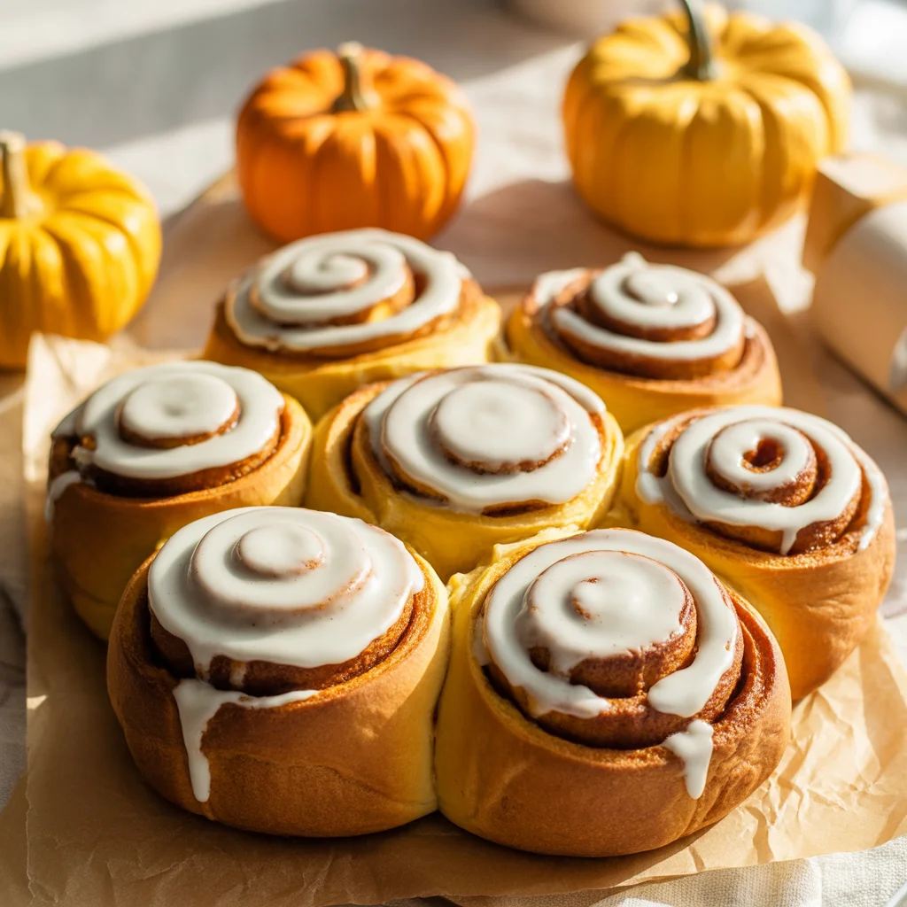 Pumpkin Cinnamon Rolls