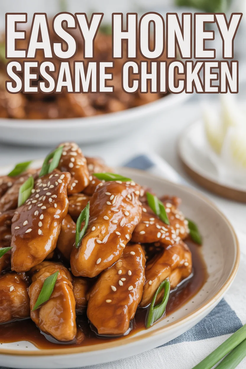 Easy Honey Sesame Chicken