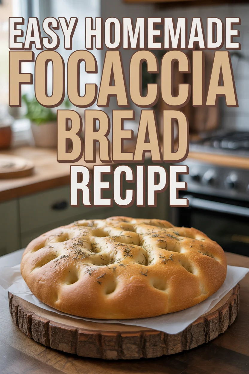 Easy Homemade Focaccia Bread Recipe