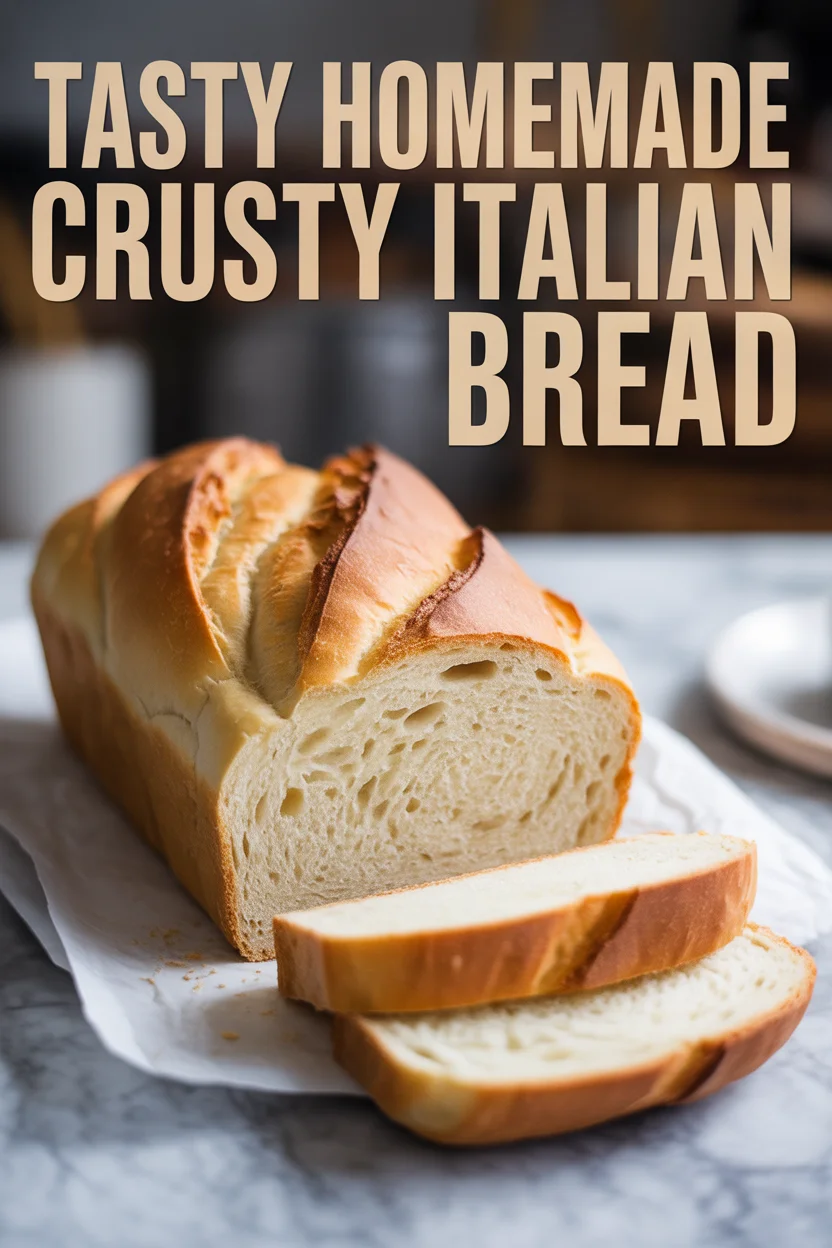 Tasty Homemade Crusty Italian Bread