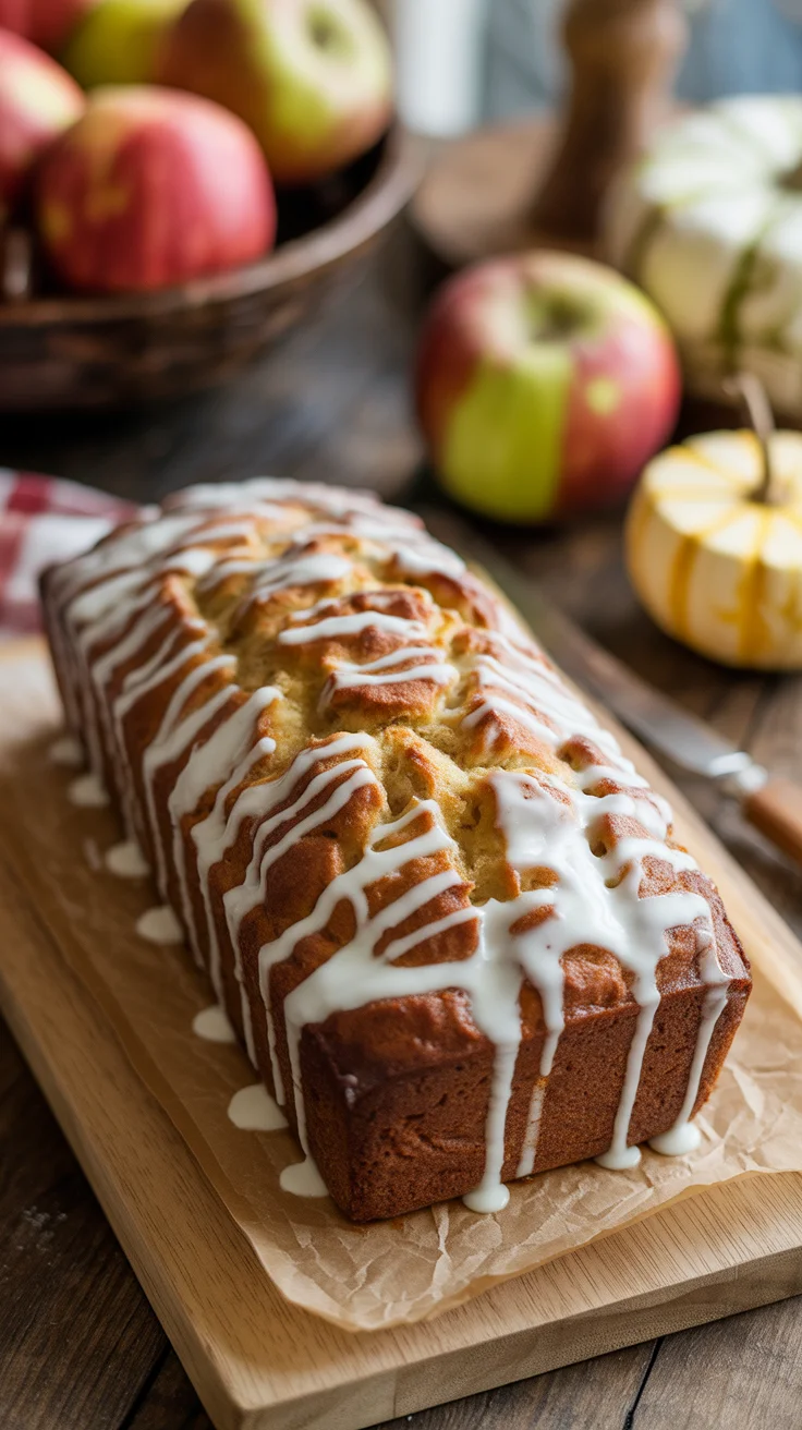 Easy Amish Apple Fritter Bread